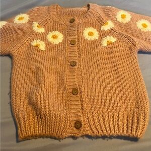 4T Embroidered Cardigan